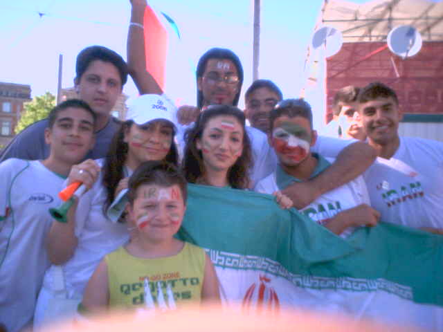 Iran young fans